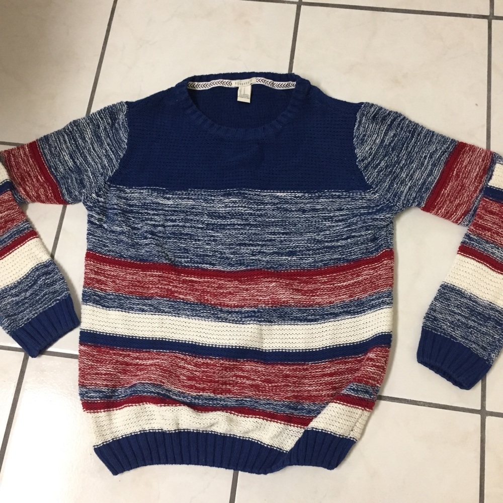 NWOT Forever 21 Multicolored Pullover Sweater Sz S